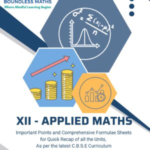 Class 12 Applied Maths Formula Cards