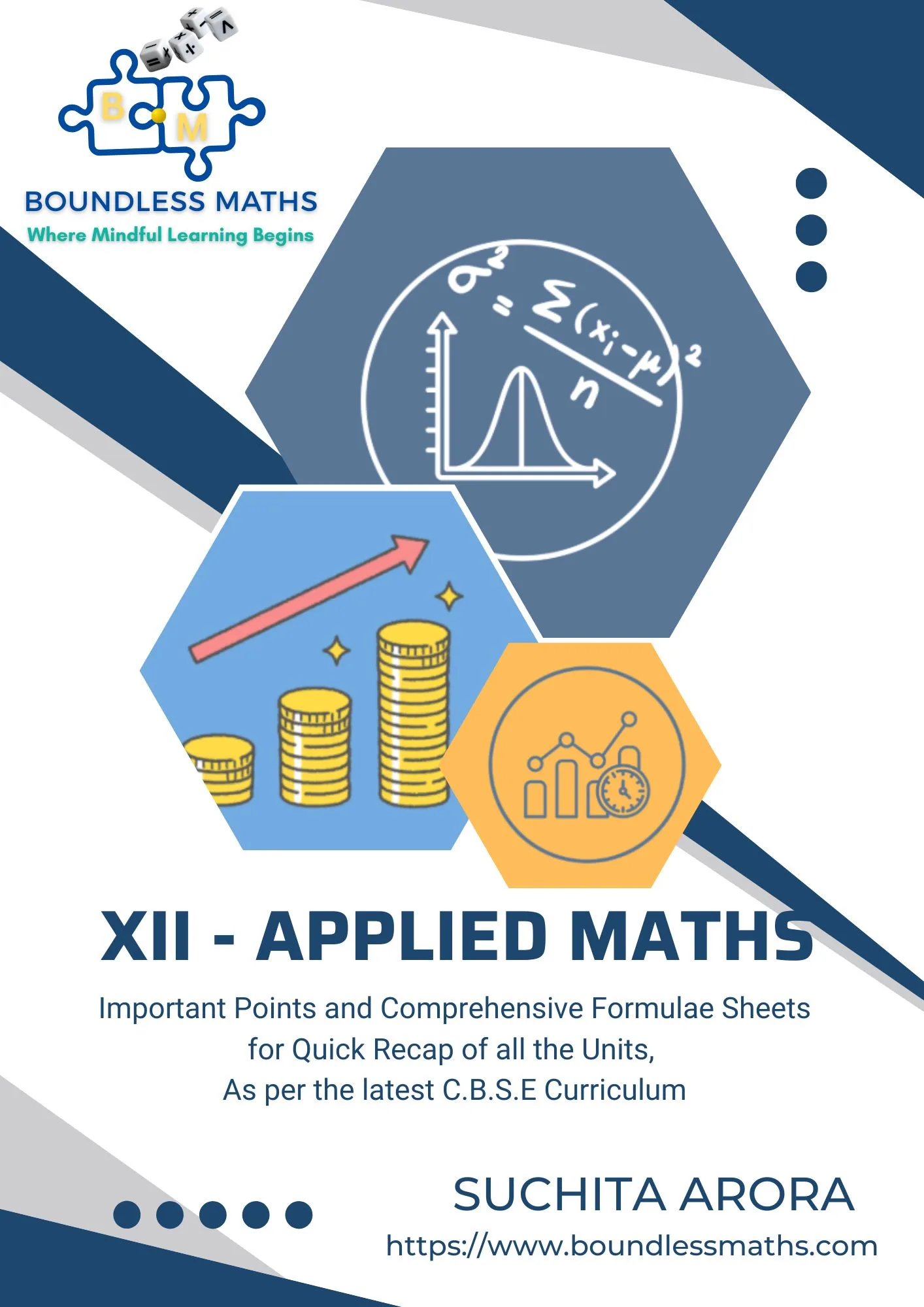Applied Maths Class 12 Formula Deck