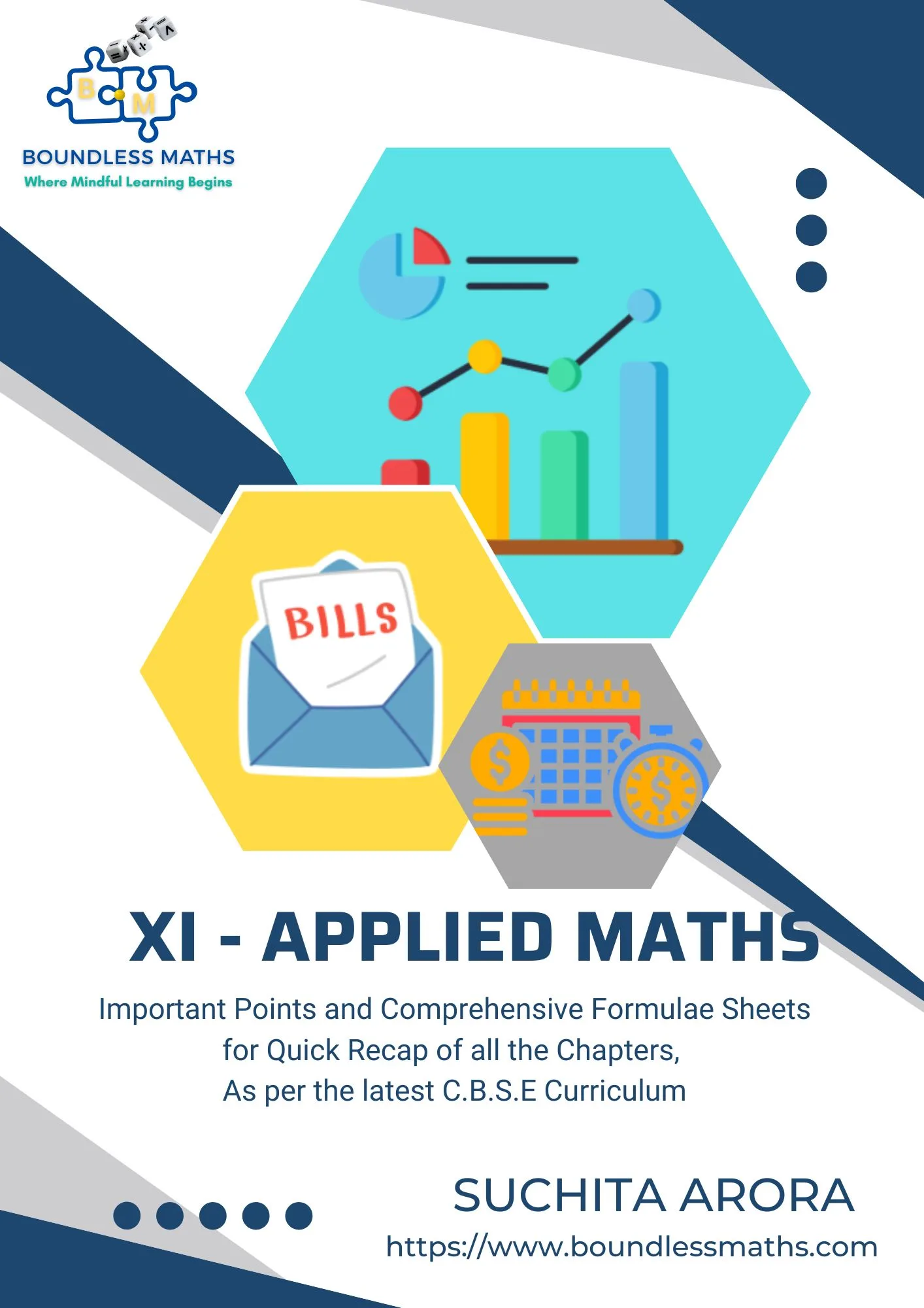 CBSE Applied Maths Class 11 Formula Deck — All 7 Units by Boundless Maths
