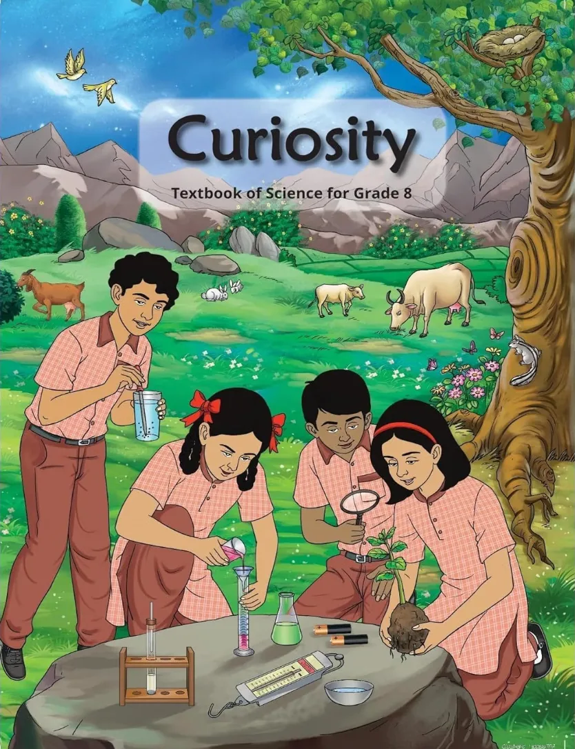 Class 8 Curiosity Science NCERT textbook cover