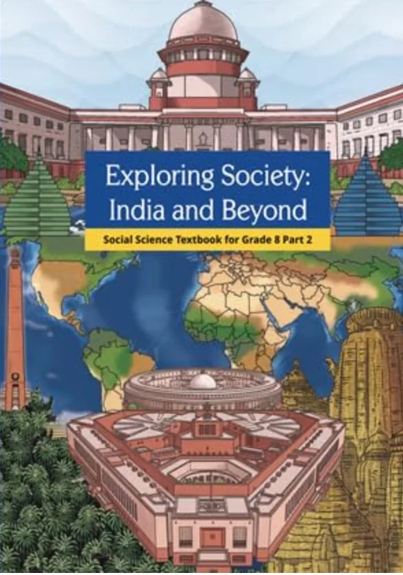 Class 8 Exploring Society Social Studies Part 2 NCERT textbook cover