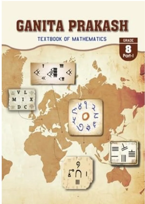 Class 8 Ganita Prakash Part 1 NCERT textbook cover